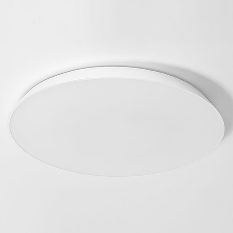 Modern Round Bowl Flush Mount Light - Acrylic & Iron Ceiling Fixture