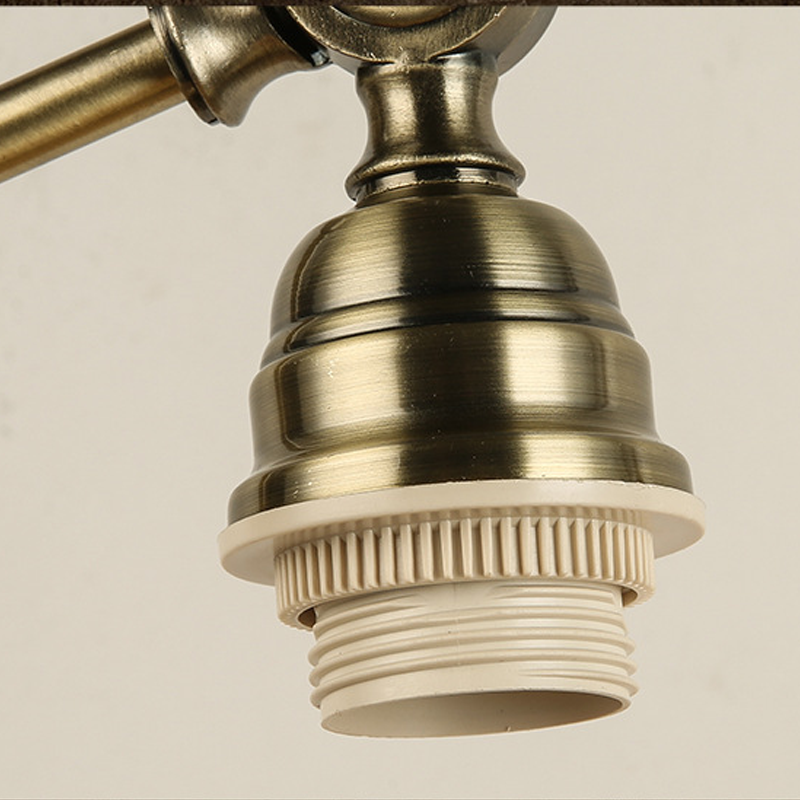 Adjustable Gooseneck Desk Lamp - Bronze Iron Finish - LED Task Light