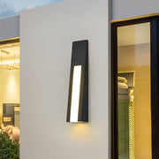 Modern LED Outdoor Wall Light Black Waterproof Stainless Steel