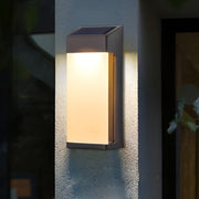 Solar Outdoor Wall Sconce with Light Sensor - Set of 2