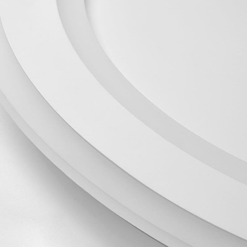 Modern Circle Flush Mount Light with Adjustable Spotlights