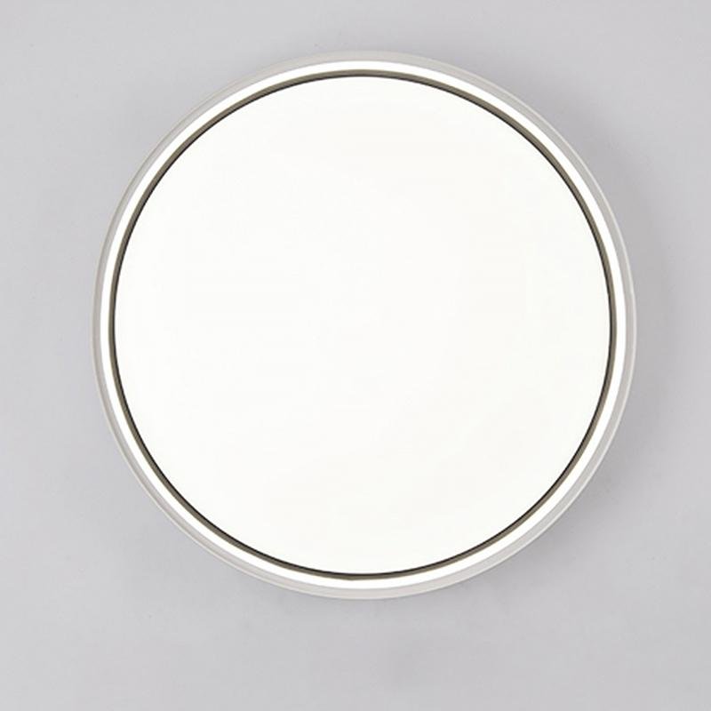 16" LED Acrylic Circle Flush Mount Ceiling Light with Edge Handle