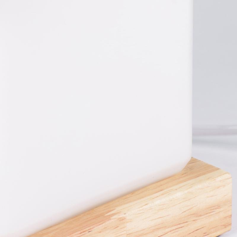 Wooden House Kids Night Lamp with Warm LED Light
