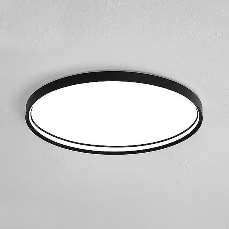16" LED Acrylic Circle Flush Mount Ceiling Light with Edge Handle