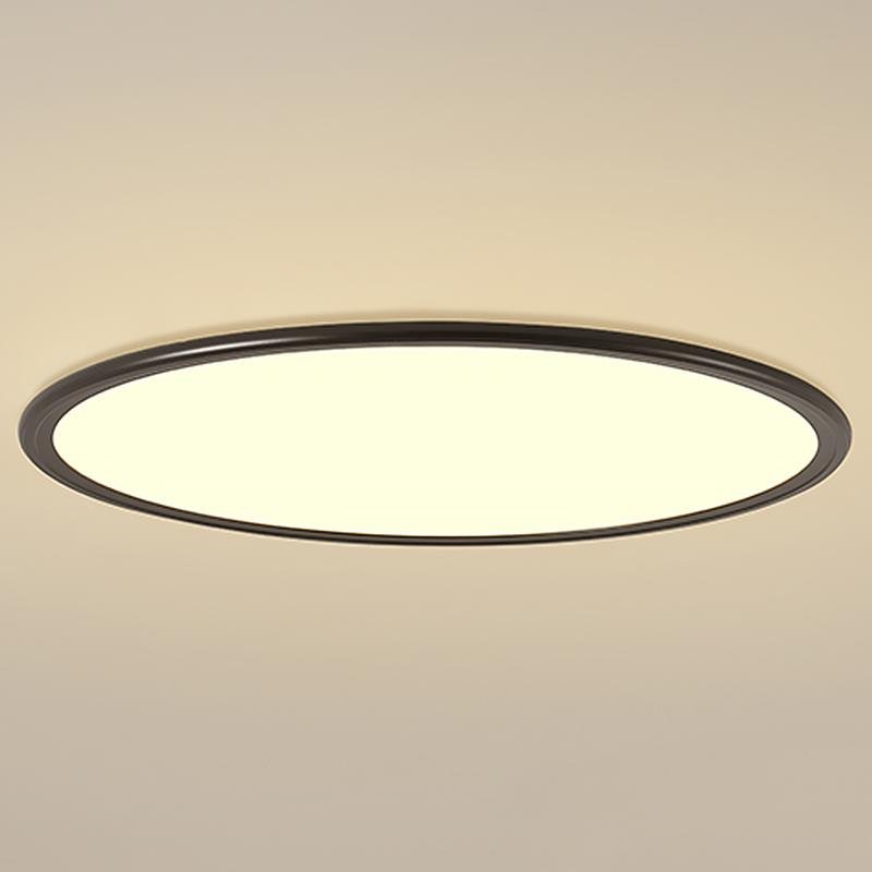 30" Round Ultra-Thin LED Flush Mount Ceiling Light - Modern Minimalist