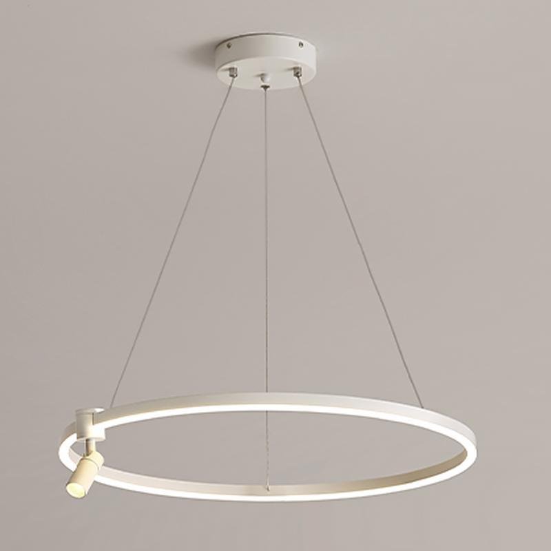 Modern Circular Adjustable Pendant Light with Integrated LED