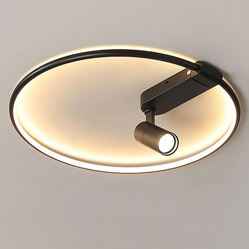 16" Dimmable Flush Mount Spotlight with Adjustable Track Lights