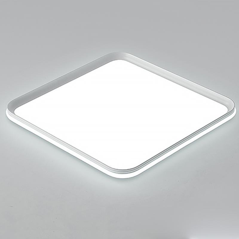 16" Square Modern Flush Mount LED Ceiling Light with Remote