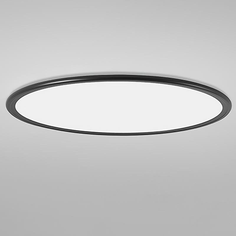 30" Round Ultra-Thin LED Flush Mount Ceiling Light - Modern Minimalist
