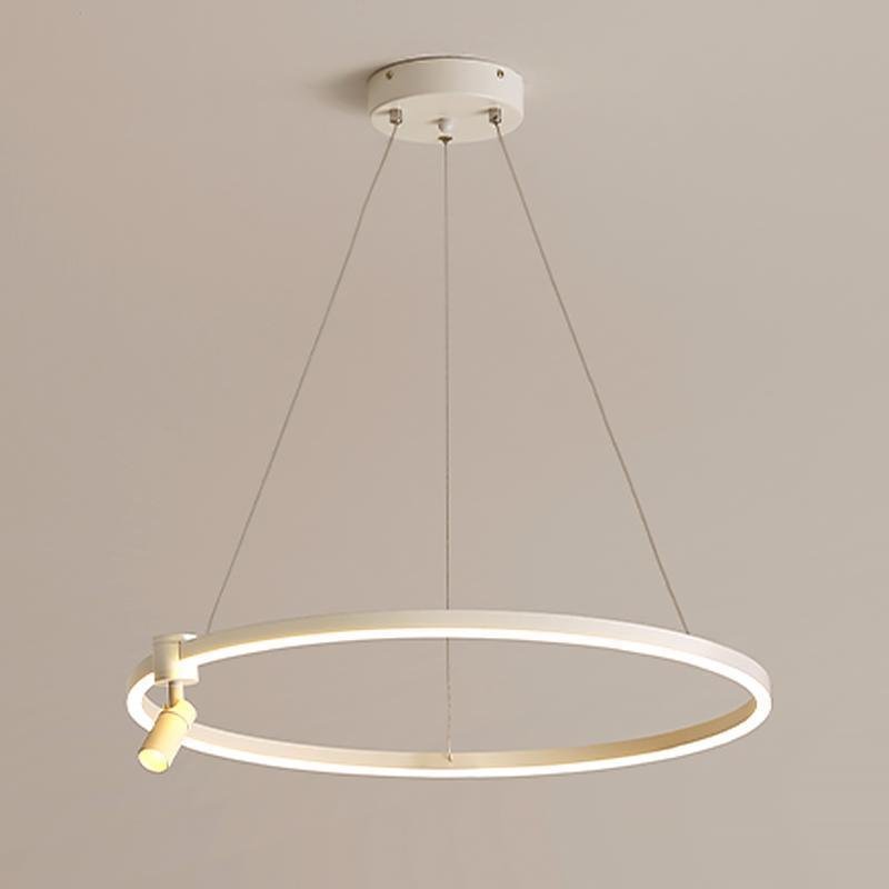 Modern Circular Adjustable Pendant Light with Integrated LED