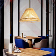 Bamboo Pendant Light | Farmhouse Bar Dining Fixture