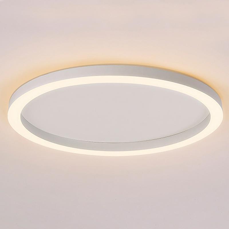 16" Modern Circle Flush Mount LED Ceiling Light with Remote