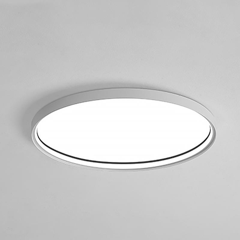 16" LED Acrylic Circle Flush Mount Ceiling Light with Edge Handle