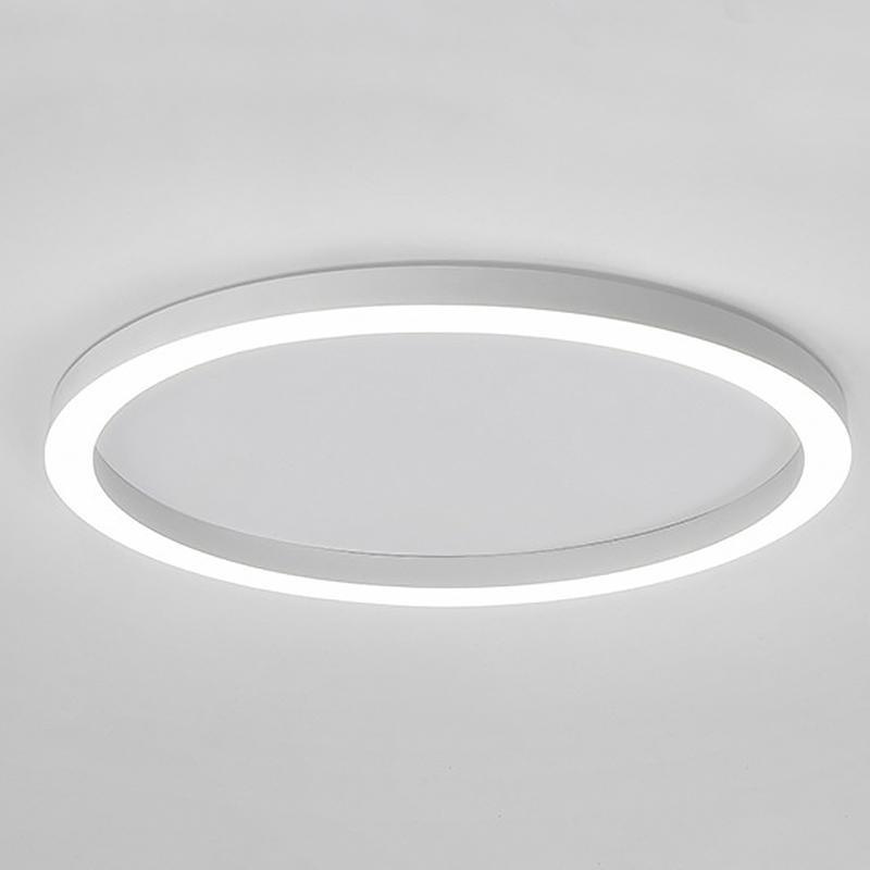 16" Modern Circle Flush Mount LED Ceiling Light with Remote