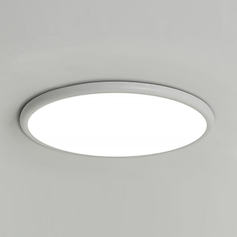 16" Modern LED Geometric Circle Flush Mount Ceiling Light