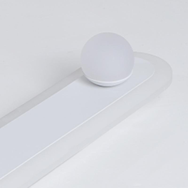 Rectangular LED Flush Mount Light with Adjustable Spotlights