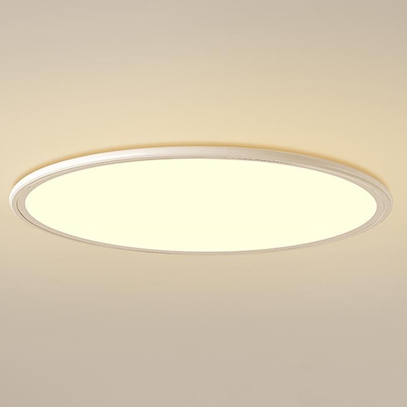 30" Round Ultra-Thin LED Flush Mount Ceiling Light - Modern Minimalist