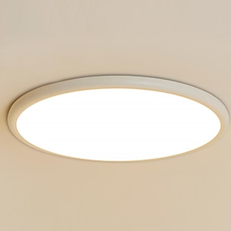16" Modern LED Geometric Circle Flush Mount Ceiling Light