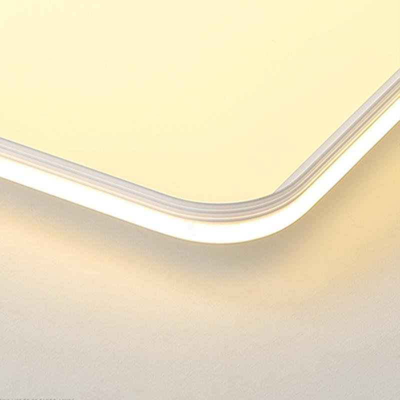 16" Square Modern Flush Mount LED Ceiling Light with Remote