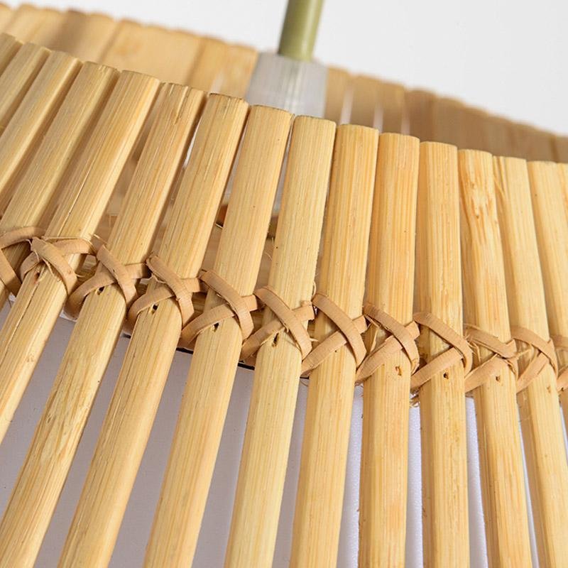 Bamboo Pendant Light | Farmhouse Bar Dining Fixture