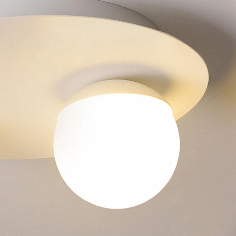 8" Round Flush Mount LED Spotlight - Rotatable Modern Ceiling Light