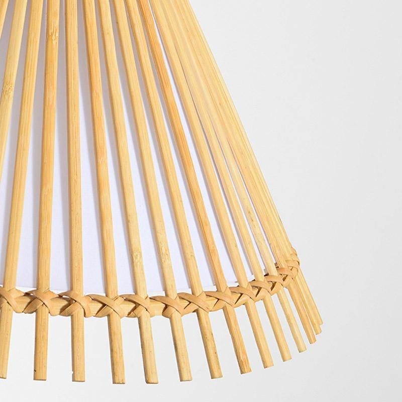 Bamboo Pendant Light | Farmhouse Bar Dining Fixture