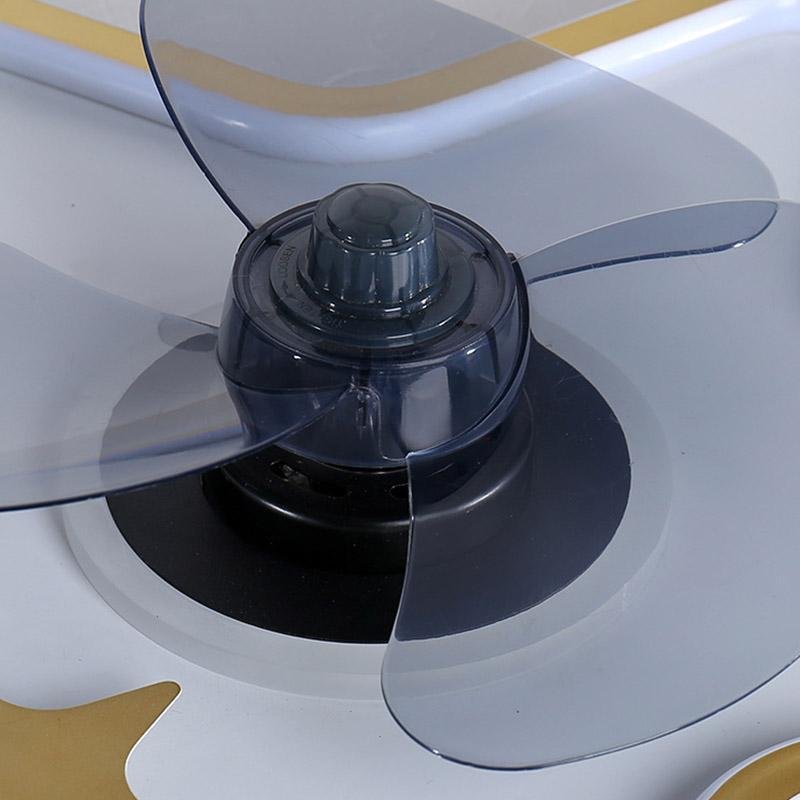 Star Shaped LED Flush Mount Ceiling Fan with Remote Control