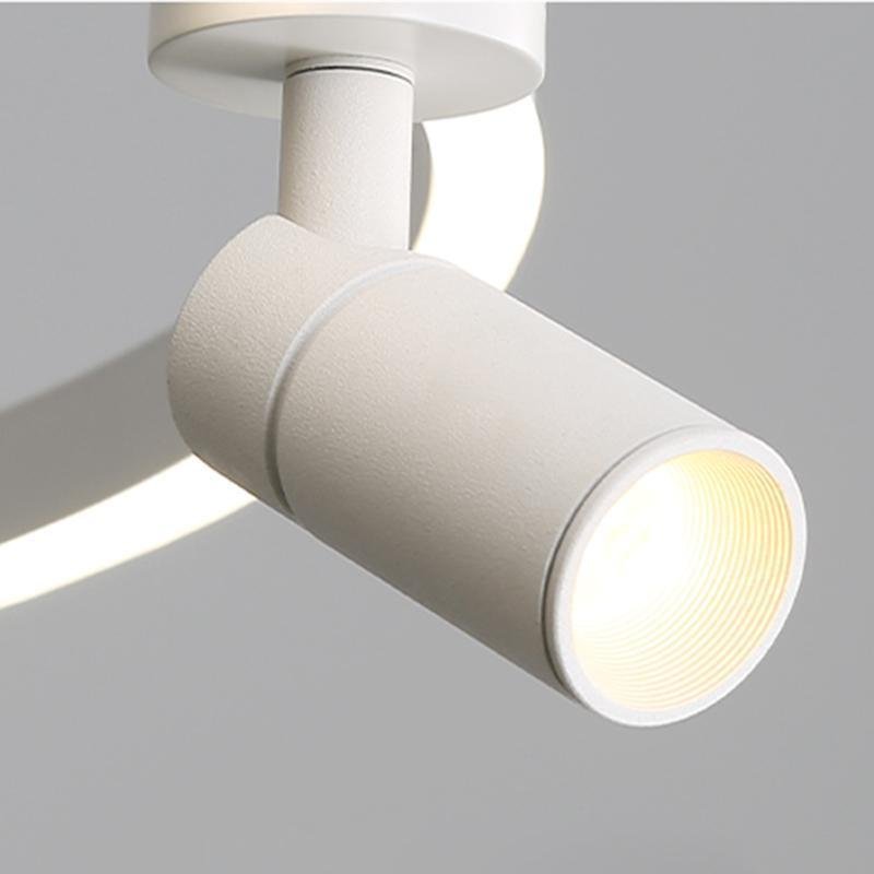 Three-Head Adjustable Spotlight Chandelier with Remote Control