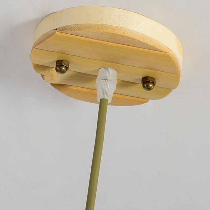 Bamboo Pendant Light | Farmhouse Bar Dining Fixture