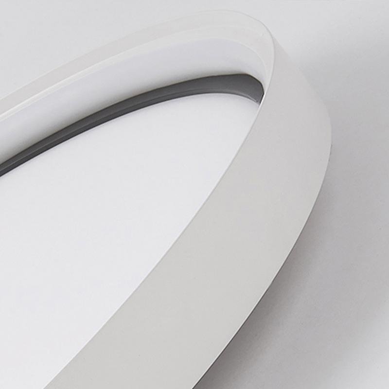 16" LED Acrylic Circle Flush Mount Ceiling Light with Edge Handle