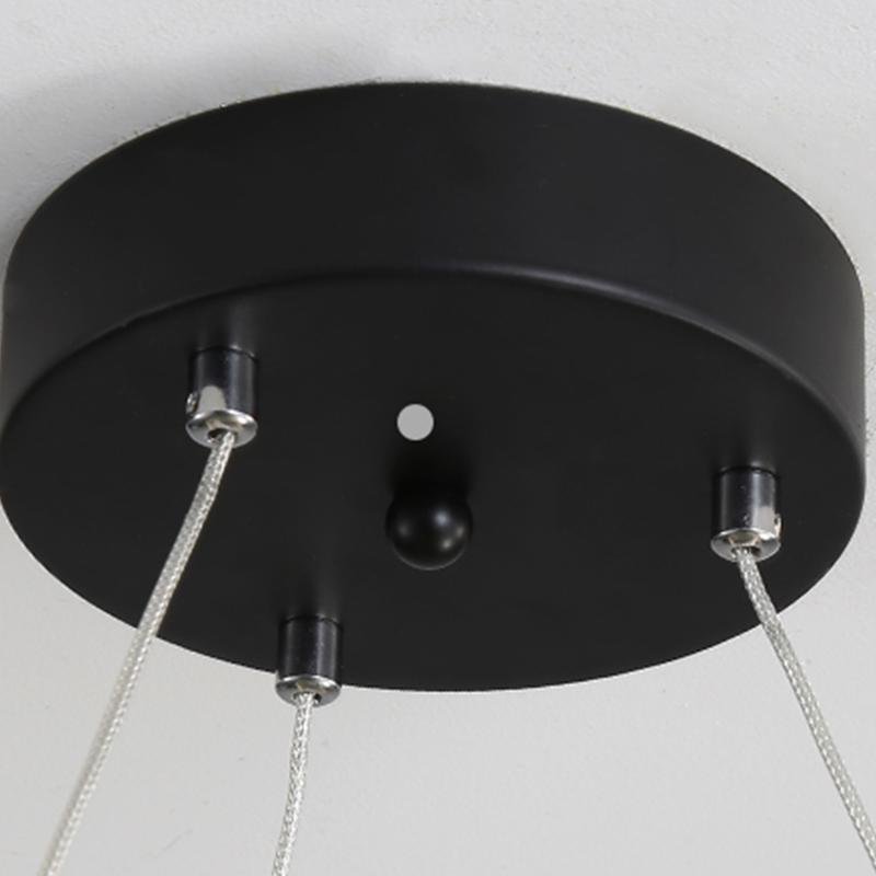 Modern Circular Adjustable Pendant Light with Integrated LED