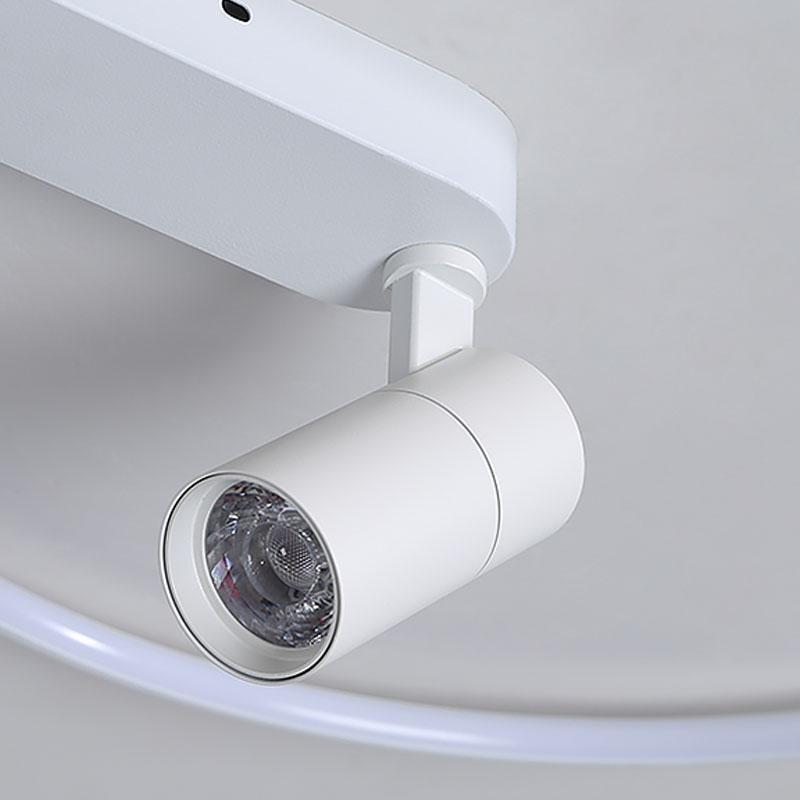 16" Dimmable Flush Mount Spotlight with Adjustable Track Lights