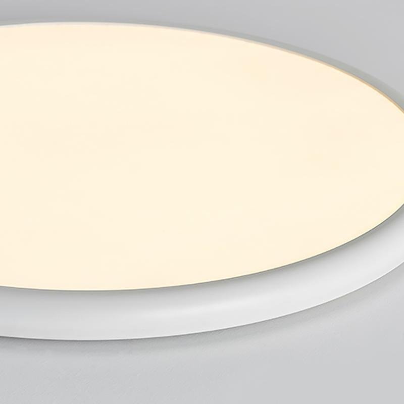 16" Modern LED Geometric Circle Flush Mount Ceiling Light
