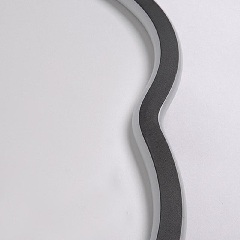 Cloud Flush Mount LED Ceiling Light – Aluminum & Acrylic Design