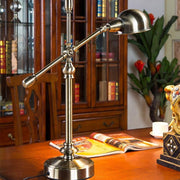 Mid-Century Modern Adjustable Desk Lamp with Flexible Arm
