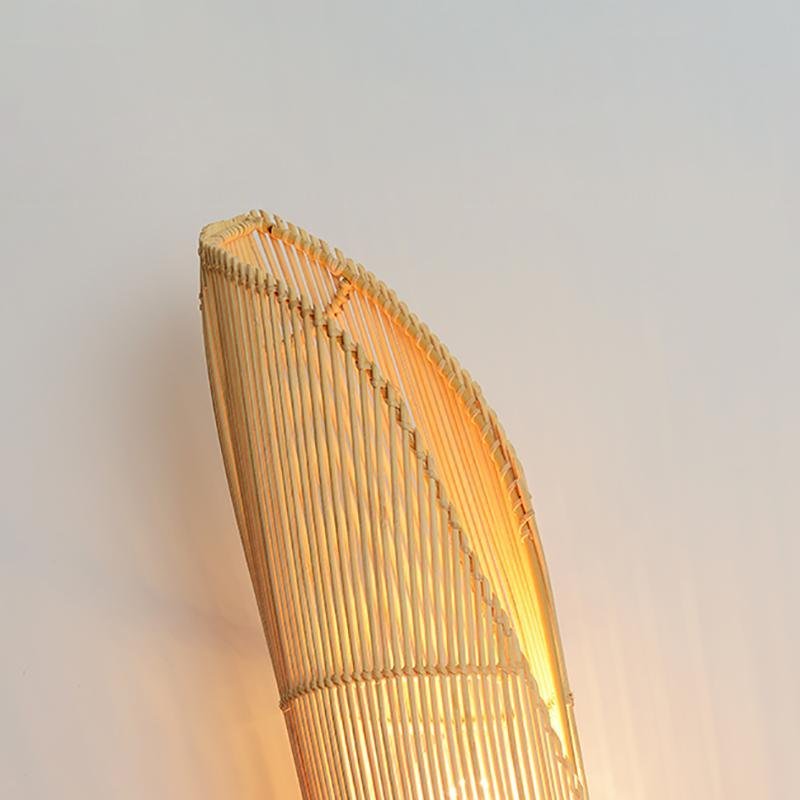 Freeform Bamboo Wall Sconce - Organic Modern Farmhouse Design