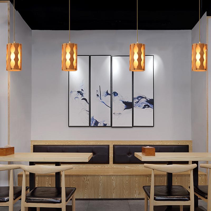 Bamboo Rustic Pendant Light with Woven Natural Design