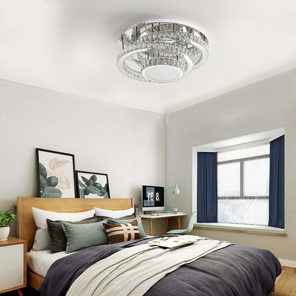 Gradated Flush Mount Ceiling Light - Nordic Acrylic & Steel LED