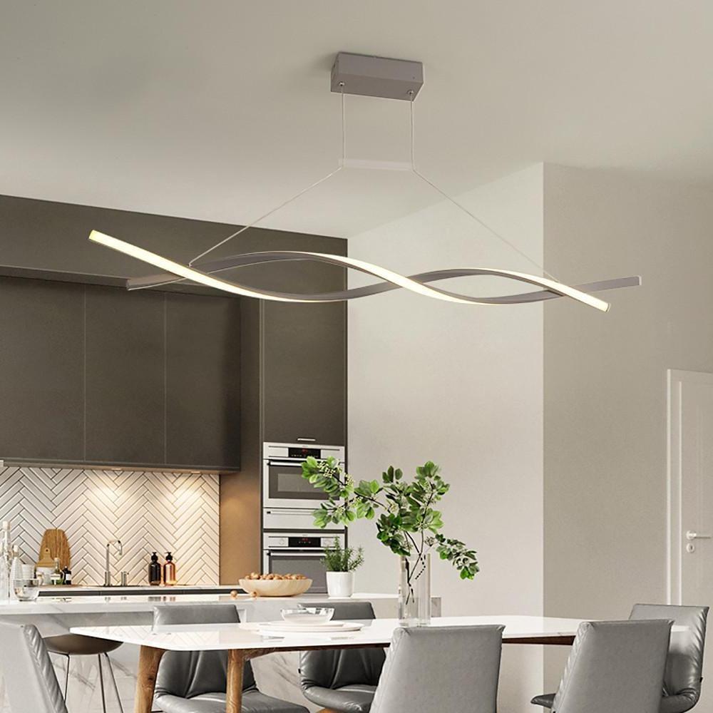 Interwoven Waves LED Pendant Light Modern Hanging Lamp