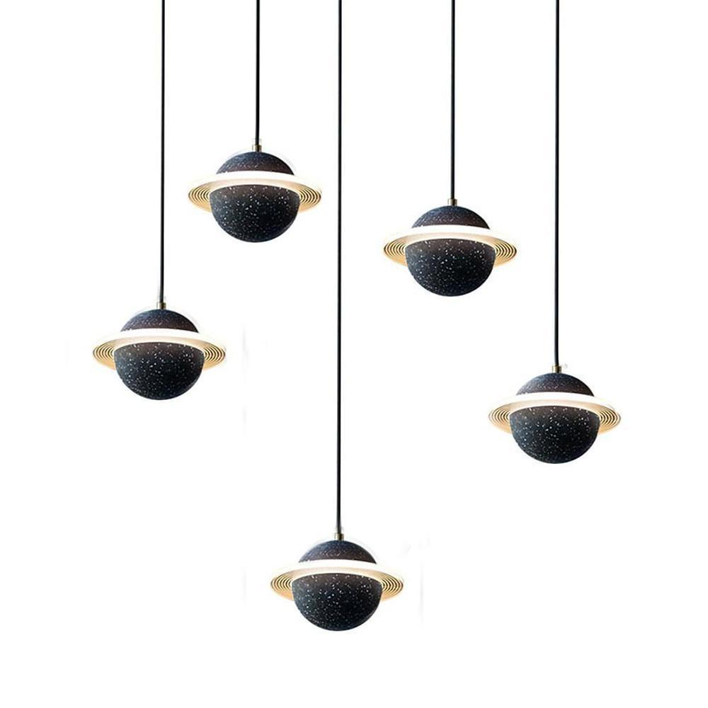 Modern Acrylic Pendant Light with Adjustable Chain LED Ceiling Lamp