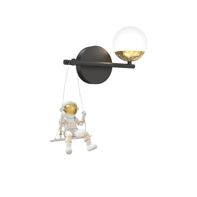 Astronaut Wall Light Modern Swing Design 3-Step Dimming Acrylic