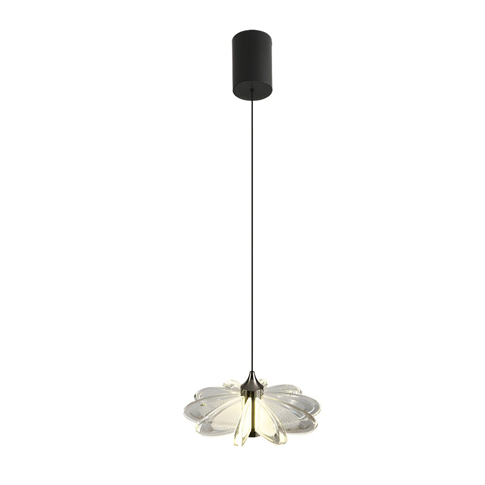 Acrylic Flower Pendant Light Modern Luxury Hanging Lamp