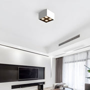 Adjustable 4-Head LED Flush Mount Cube Ceiling Spotlights
