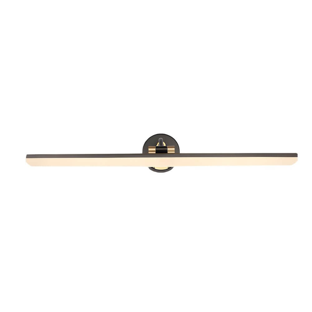 Modern LED Rotatable Bathroom Vanity Light Bar in Gold & Black