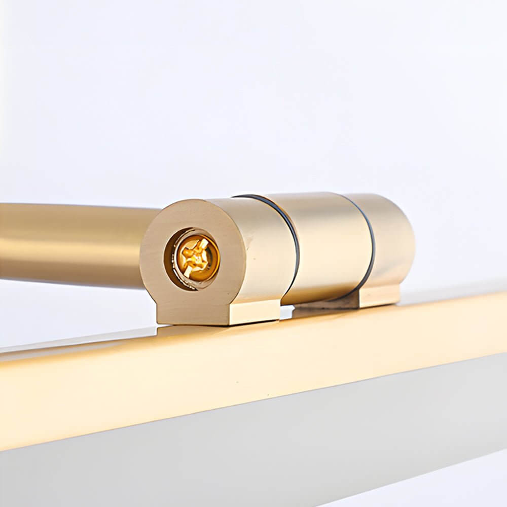 Modern LED Rotatable Bathroom Vanity Light Bar in Gold & Black