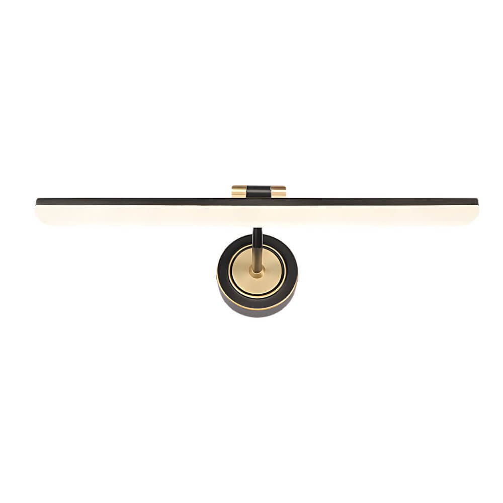 Modern LED Rotatable Bathroom Vanity Light Bar in Gold & Black