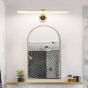 Modern LED Rotatable Bathroom Vanity Light Bar in Gold & Black