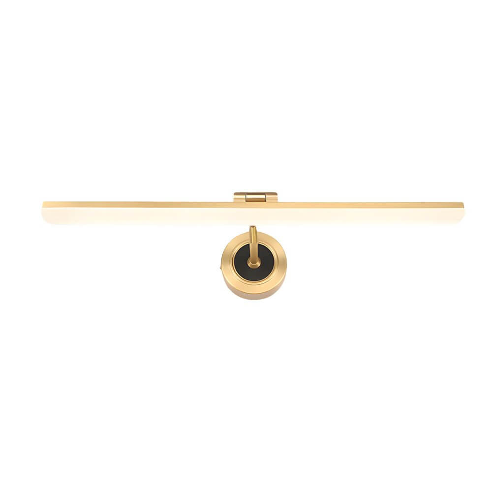 Modern LED Rotatable Bathroom Vanity Light Bar in Gold & Black
