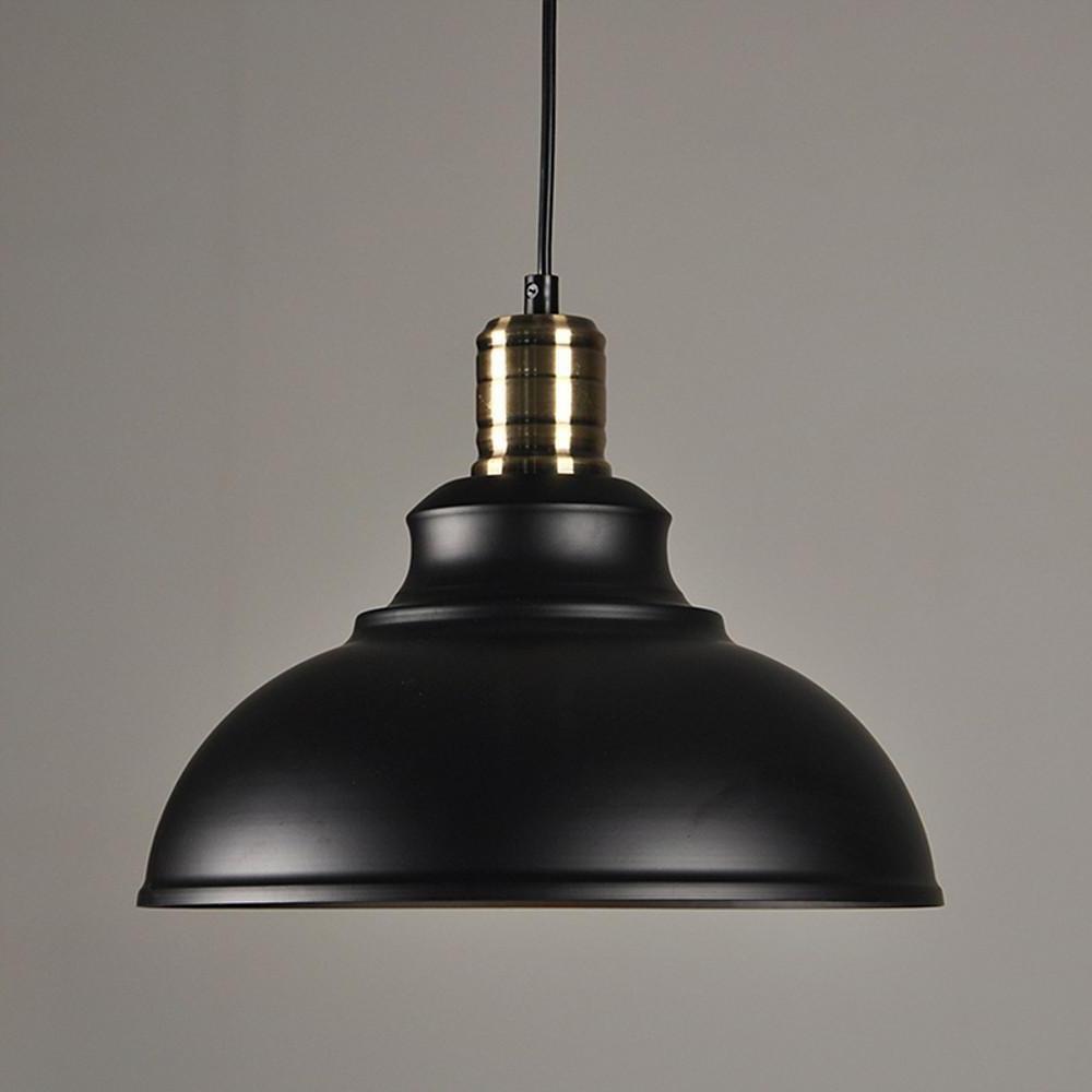 Industrial Metal Pendant Light with Adjustable Cord