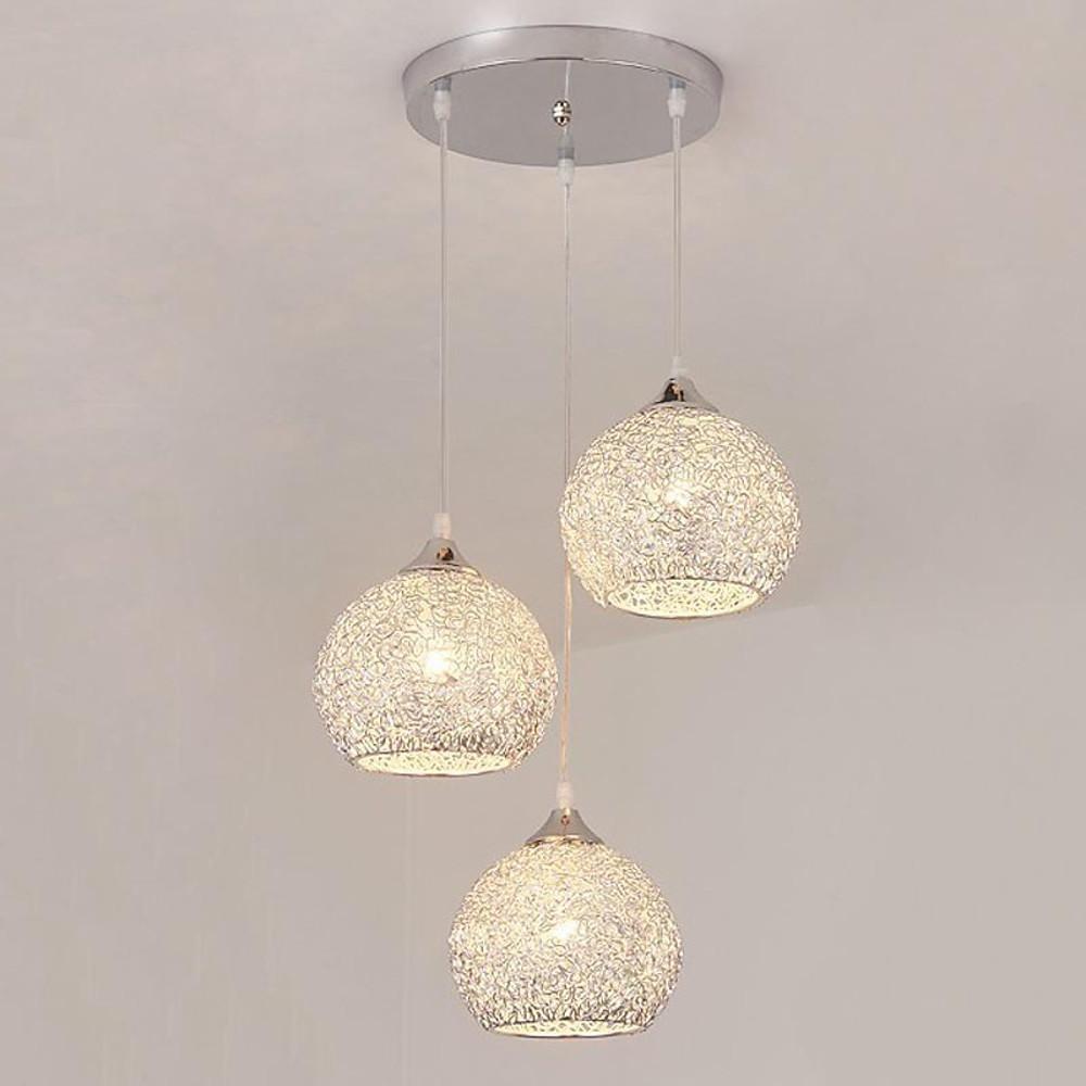 Modern Metal Bar Cluster Pendant Light – Adjustable 3-Light Fixture